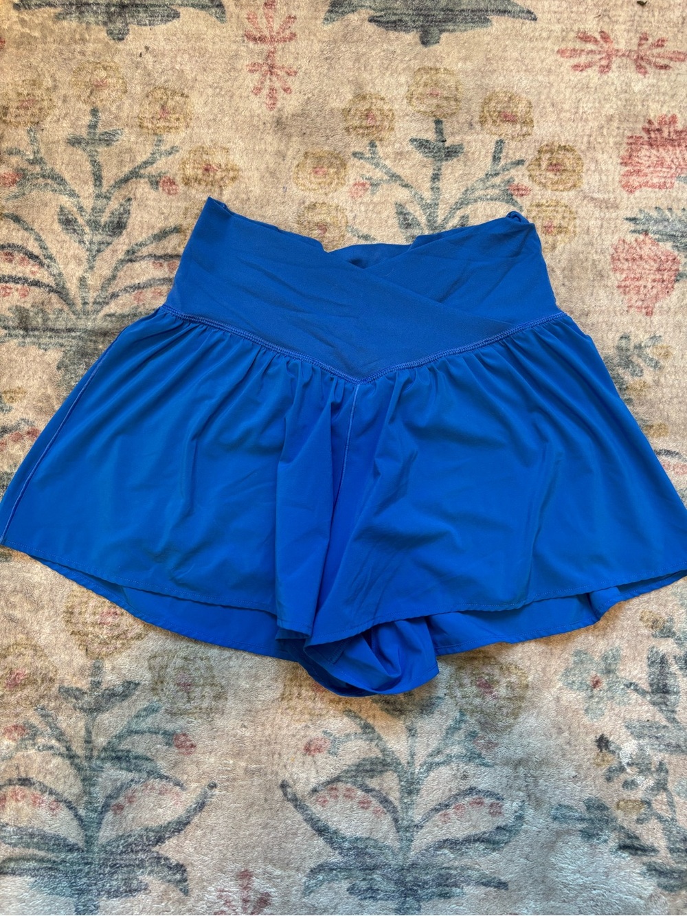 aerie Royal Blue High-Waist Skort Shorts